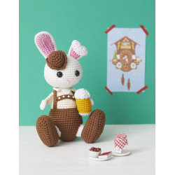 Kit à crocheter - Hans, le lapin bavarois