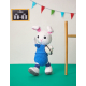 Kit à crocheter - Christophe, le lapin rugbyman