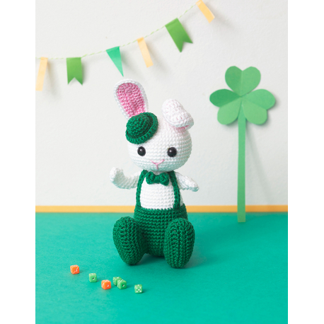 Kit à crocheter - Patrick, le lapin irlandais