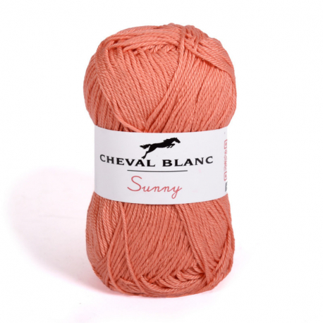 Fil de coton Sunny de Cheval Blanc - coloris Crevette