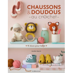Chaussons et doudous au crochet - couverture du livre