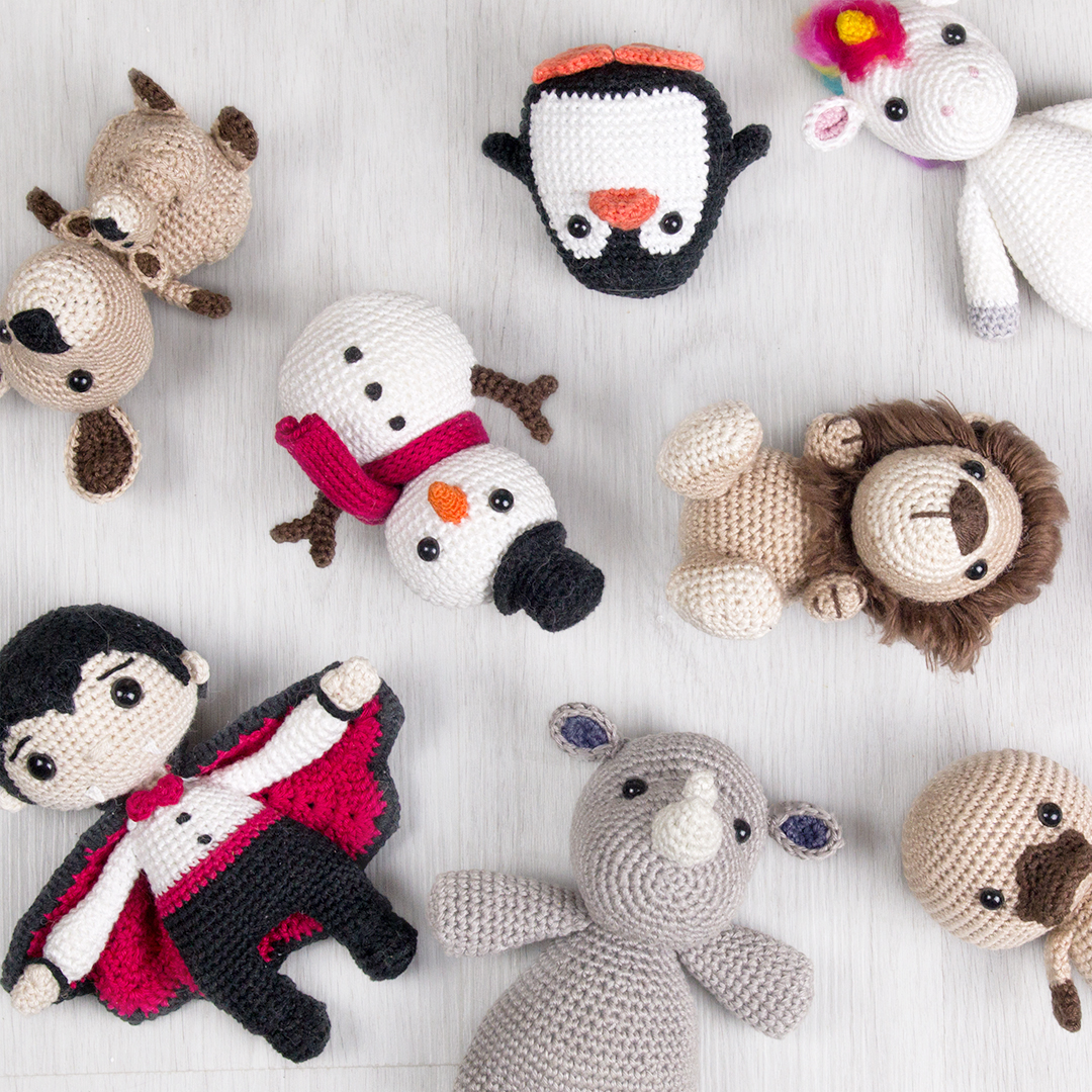 Une belle collection d'amigurumis