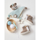 Chaussons et doudous au crochet - ensemble ours